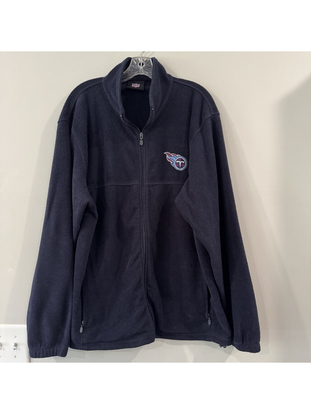 NFL Tennessee Titans Full Zip Jacket Men's XL Embroidered Logo